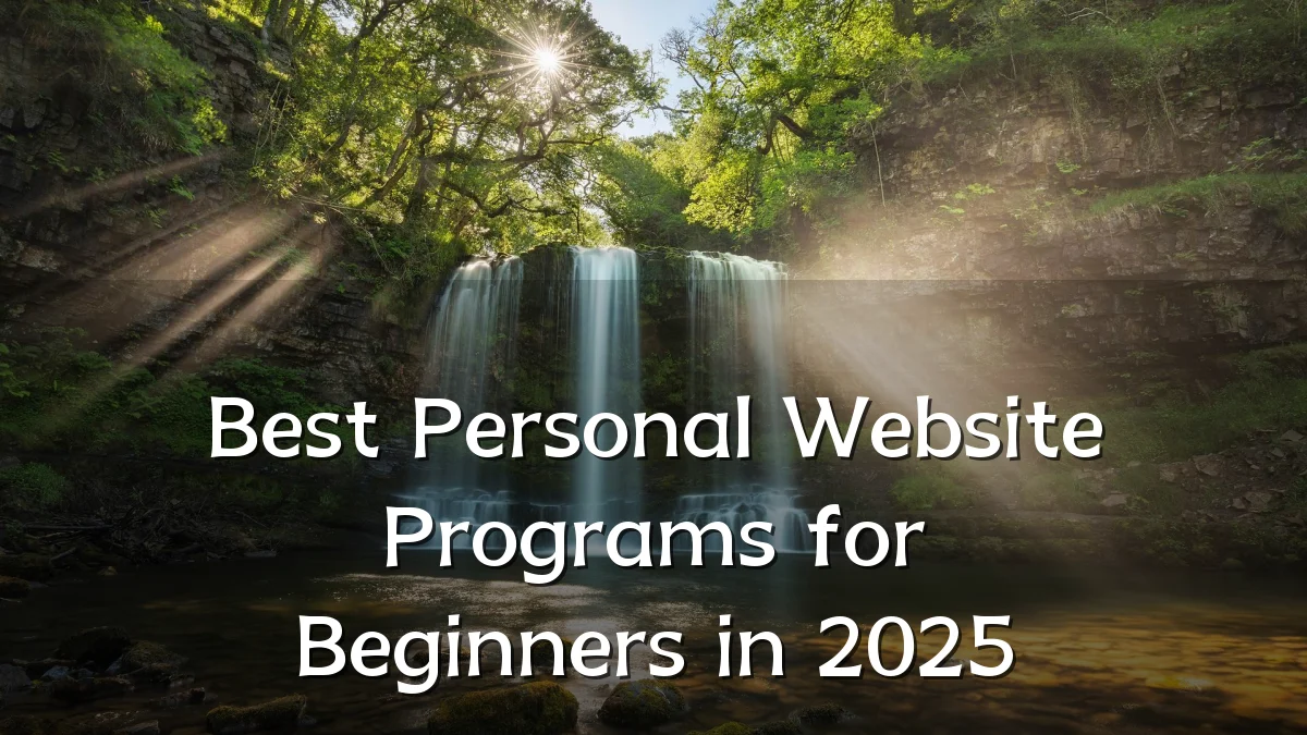Best Personal Website Programs for Beginners in 2025