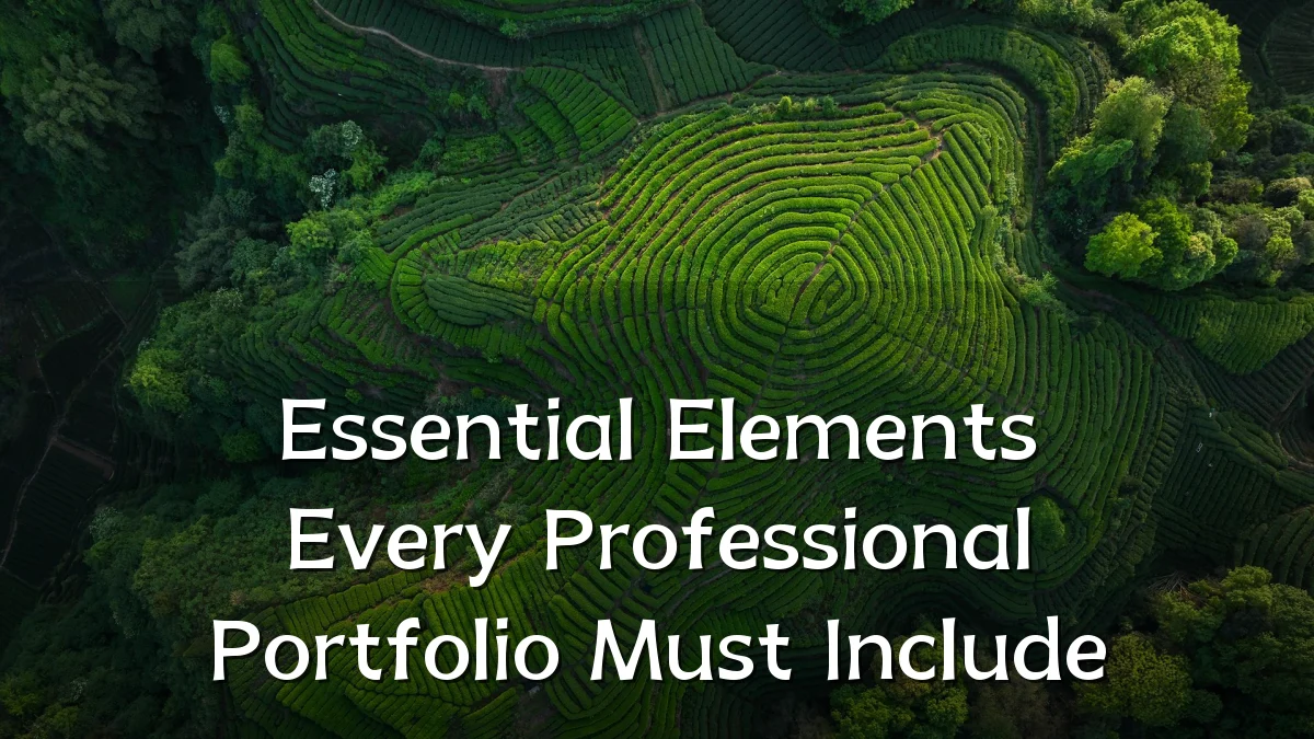 Essential Elements Every Professional Portfolio Must Include