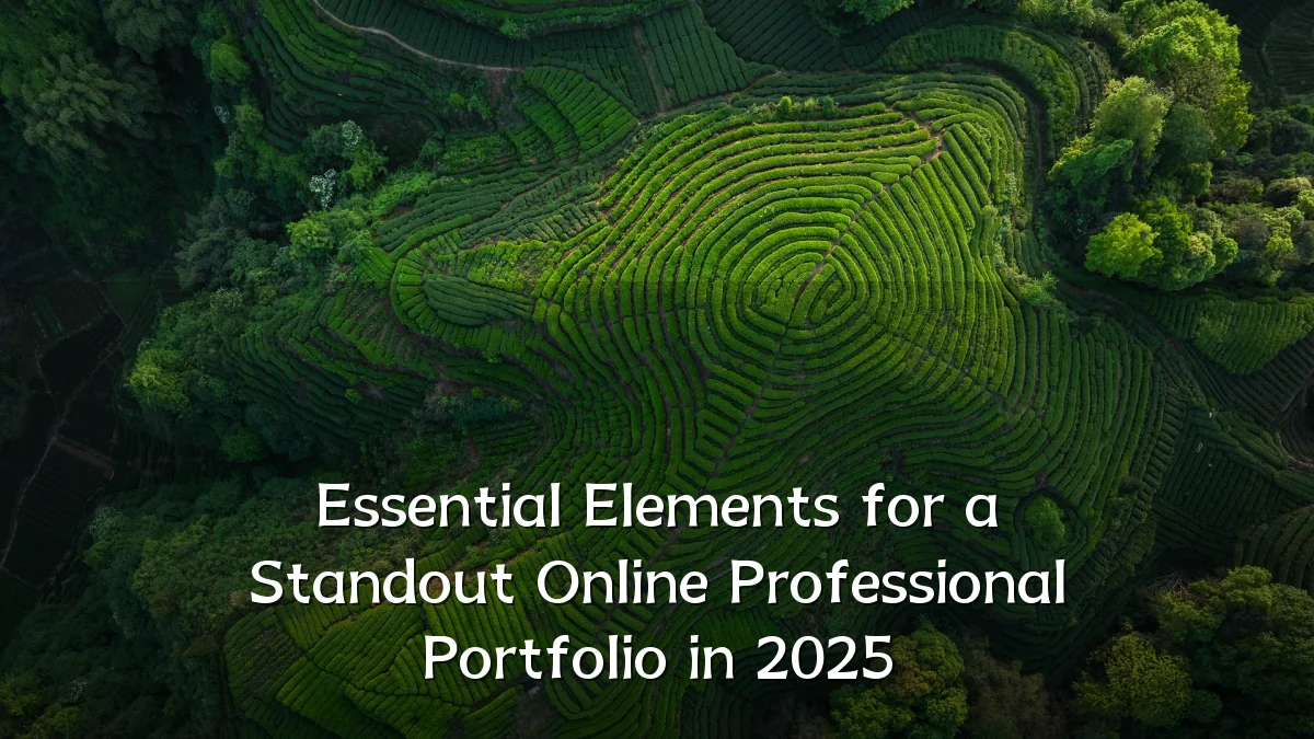 Essential Elements for a Standout Online Professional Portfolio in 2025