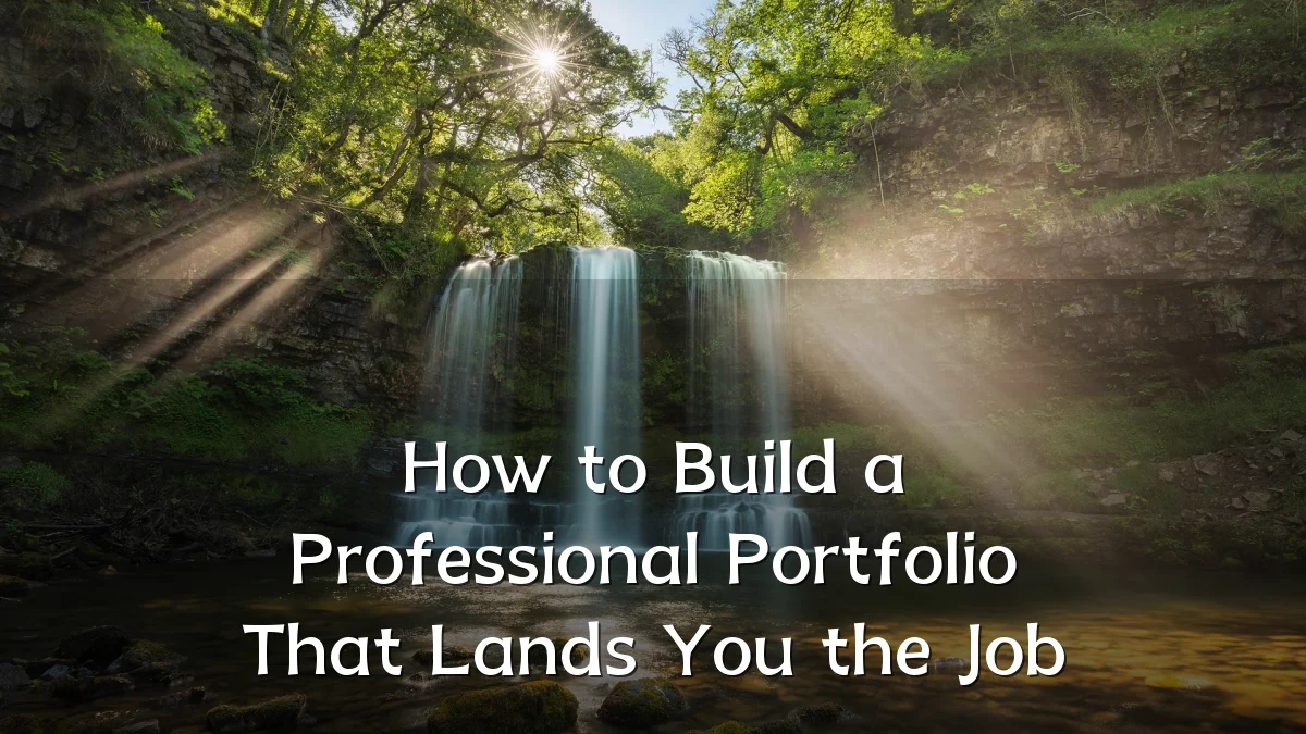 How to Build a Professional Portfolio That Lands You the Job
