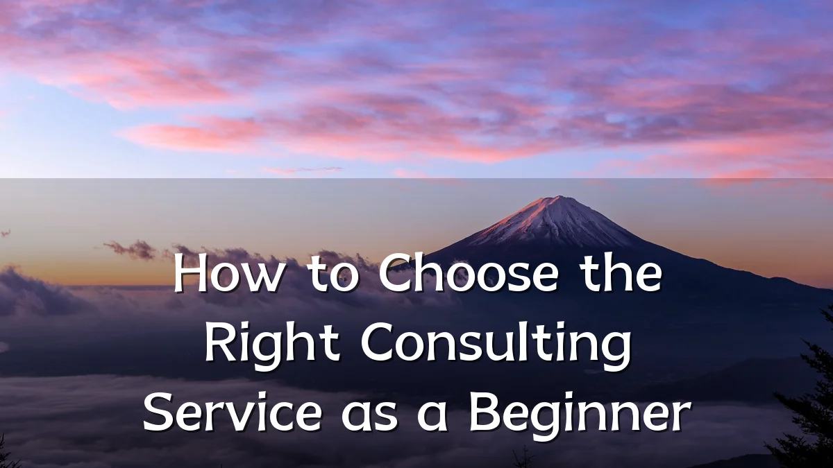 How to Choose the Right Consulting Service as a Beginner