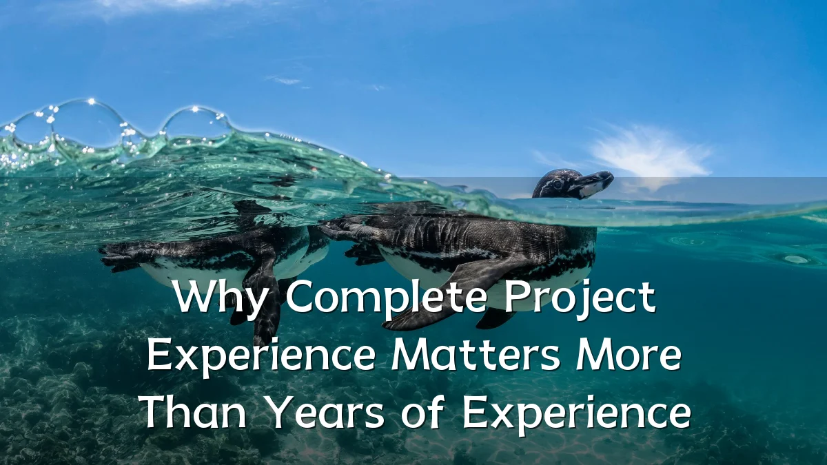 Why Complete Project Experience Matters More Than Years of Experience