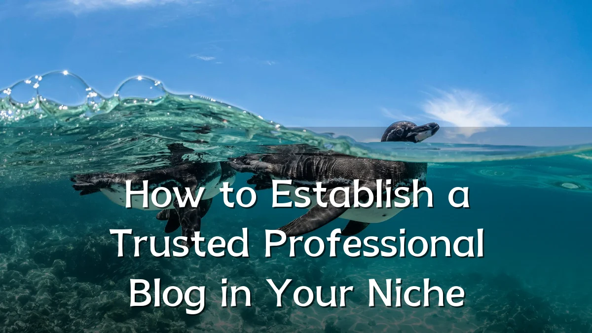 How to Establish a Trusted Professional Blog in Your Niche