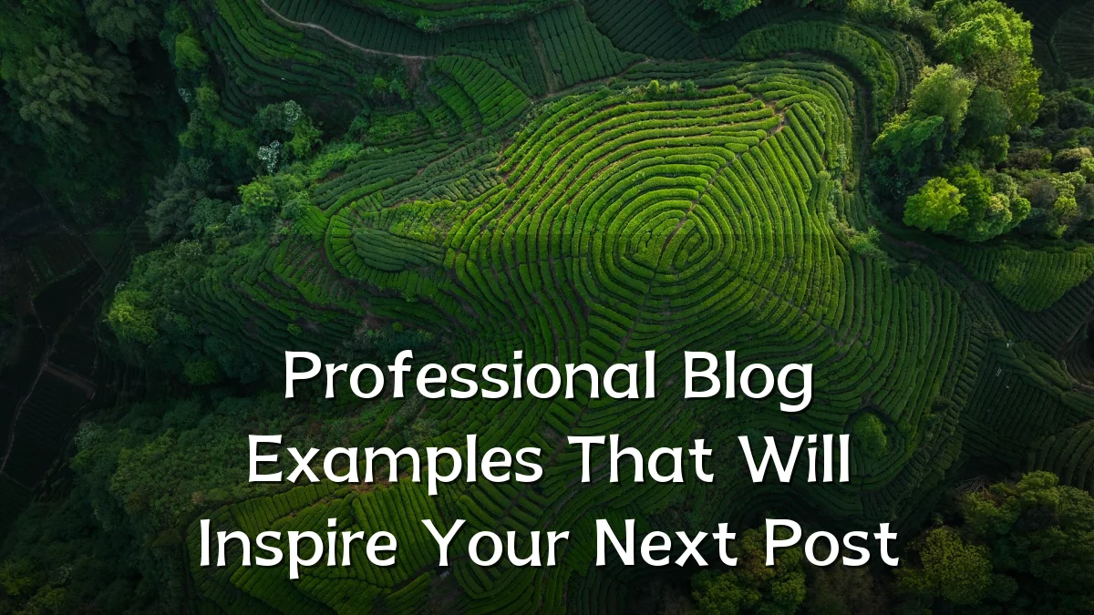 Professional Blog Examples That Will Inspire Your Next Post
